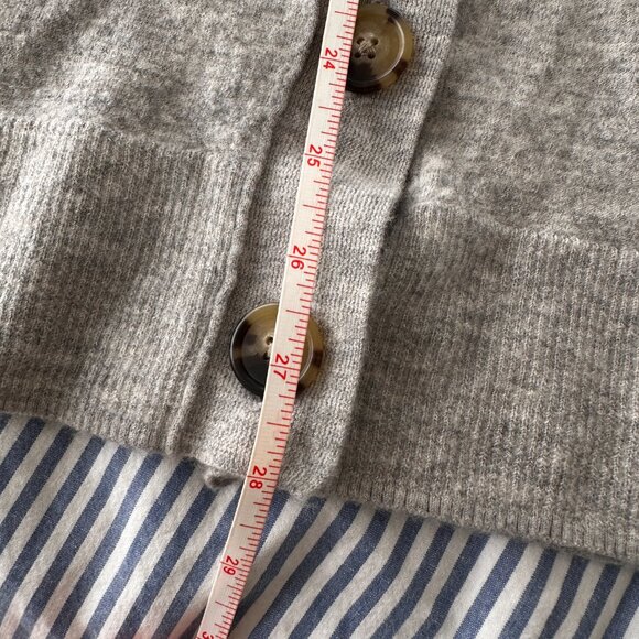 J. Crew Gray Women's Cardigan Sweater - Picture 8 of 9